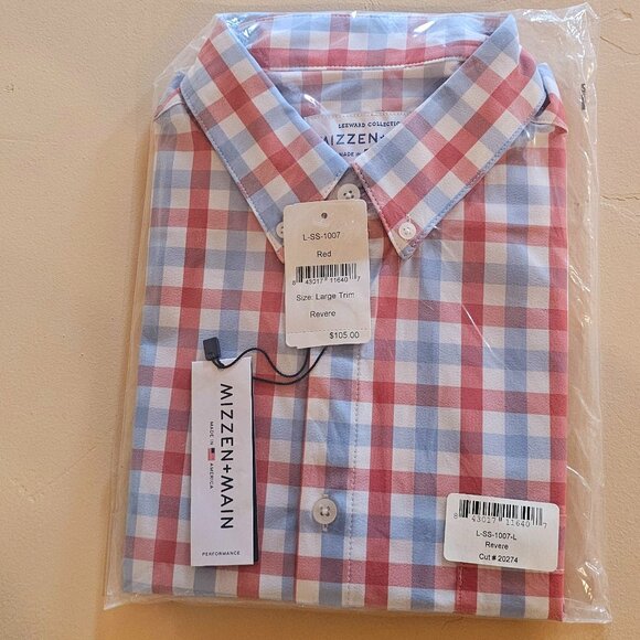 Mizzen+Main Leeward Collection Revere Men's Shirt - Picture 1 of 11